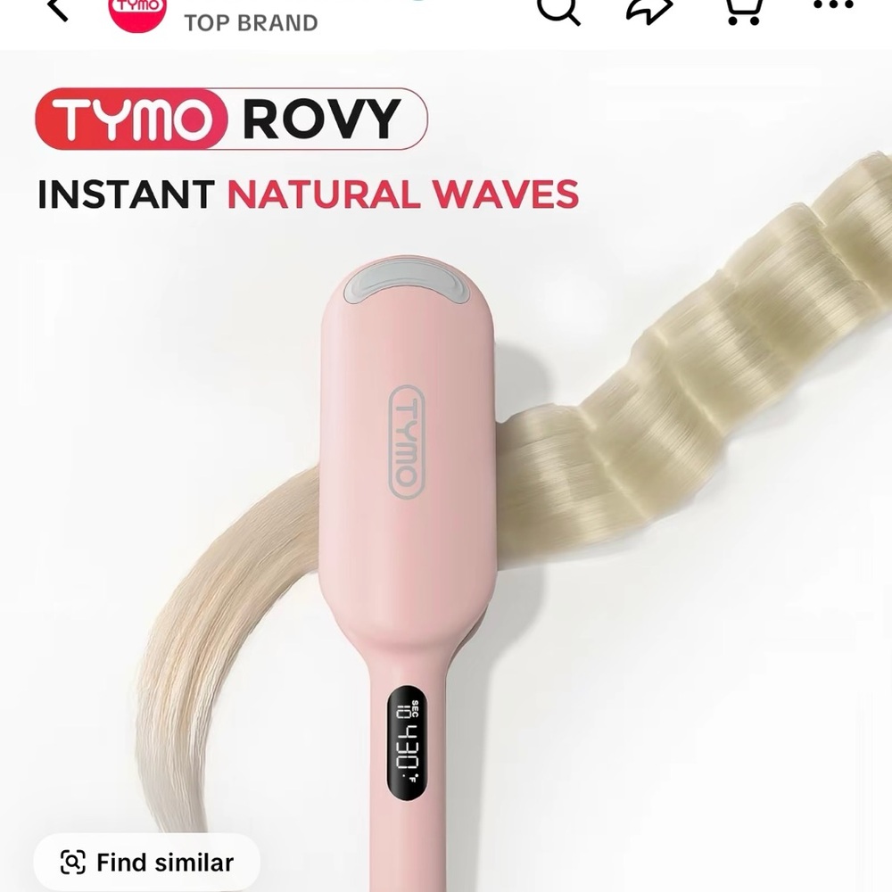 Pink Hair Styling Tool